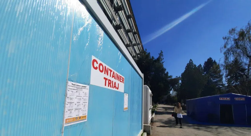 Foto Noi containere modulare pentru triaj la spitalele din Slatina și Caracal 