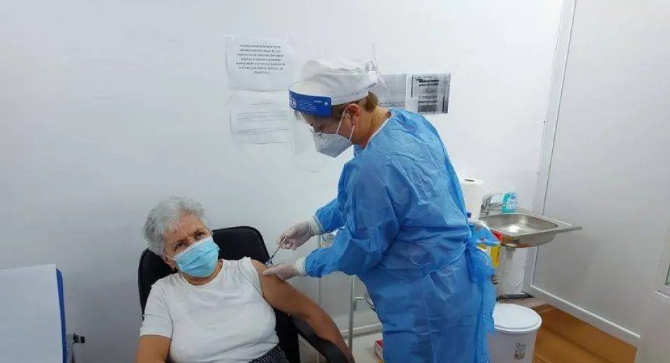 Foto Corabia: Azi a debutat etapa a II-a de vaccinare
