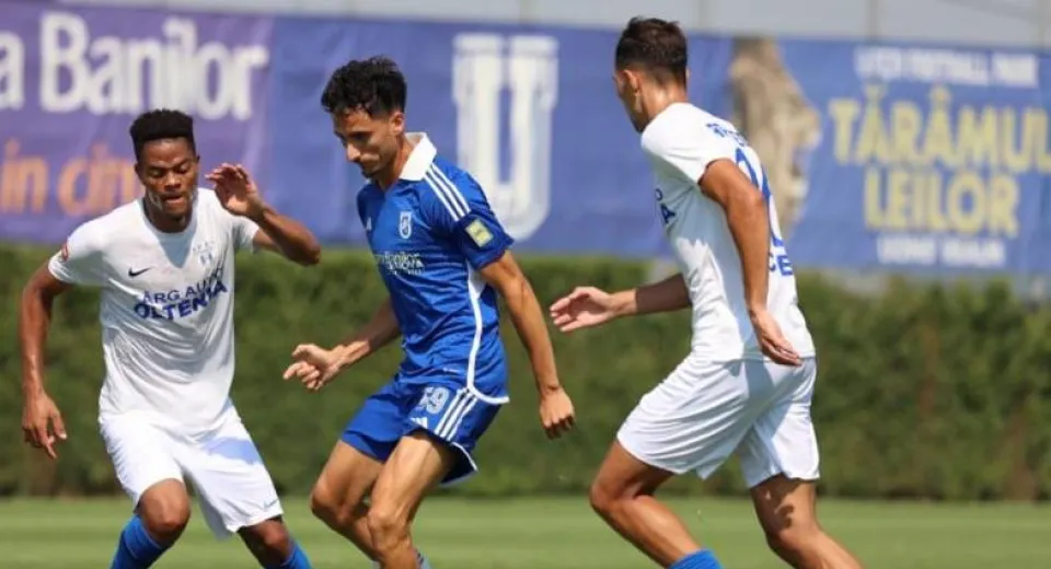 Foto  FCU 1948 Craiova-Viitorul Pandurii, scor 2-0. Fratele lui Horațiu Moldovan a apărat la Știința