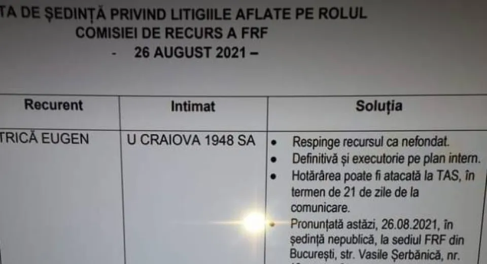Foto EXCLUSIV. Eugen Trică a pierdut definitiv procesul cu Adrian Mititelu după demiterea din vara anului 2020!