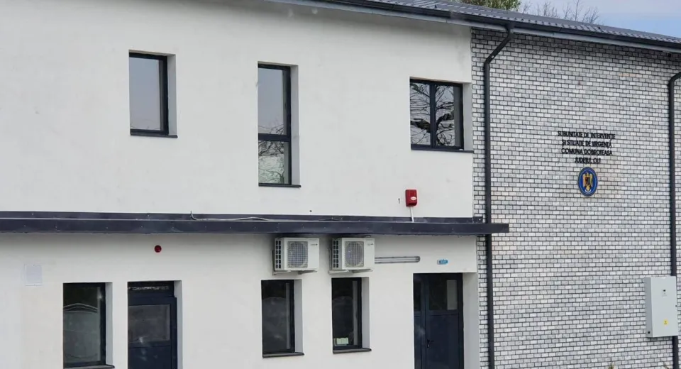 Foto OLT: Bază ISU operațională la Dobroteasa 