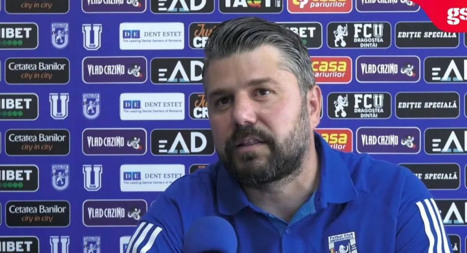 Foto FCU s-a despărțit oficial de Florin Drăgan. 