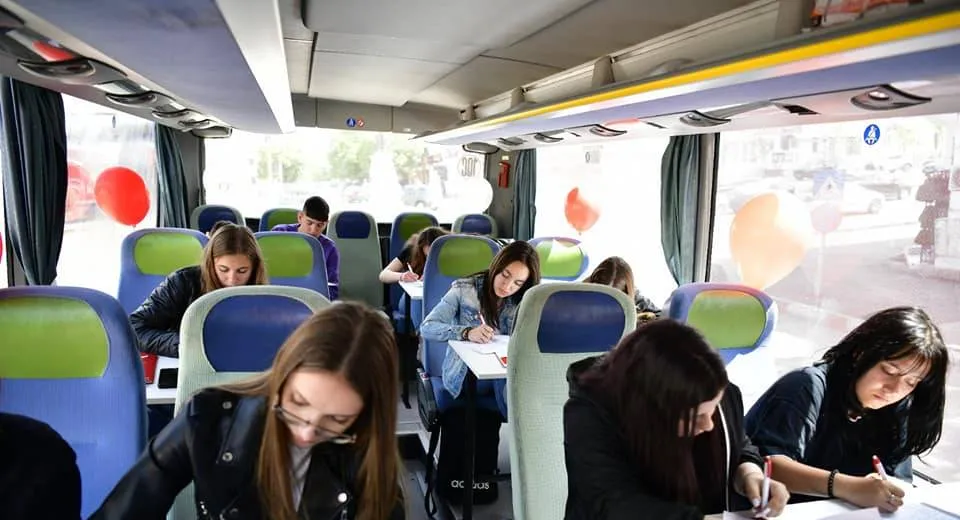 Foto Caravana Educației a ajuns la Calafat