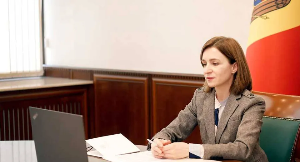 Foto Maia Sandu a dizolvat Parlamentul de la Chişinău