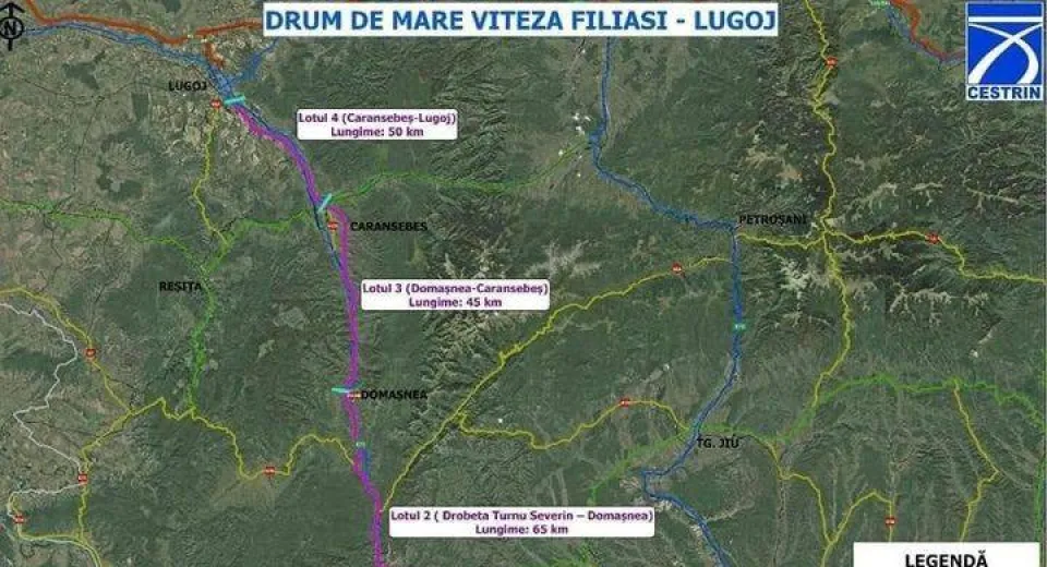 Foto CNAIR atribuie contractul pentru studiul de fezabilitate al Lotului 4 - Drumului de mare viteză Filiași – Lugoj