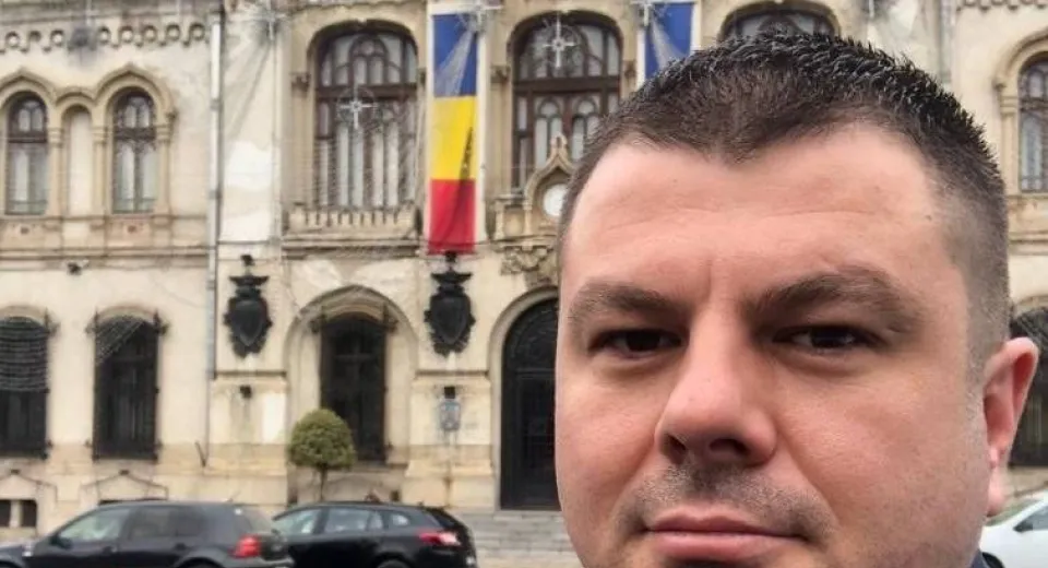 Foto Flavius Sirop și Iustin Dumitrescu, subprefecții județului Dolj