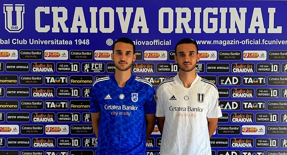 Foto Frații gemeni Boldu au semnat cu FC Universitatea Craiova!