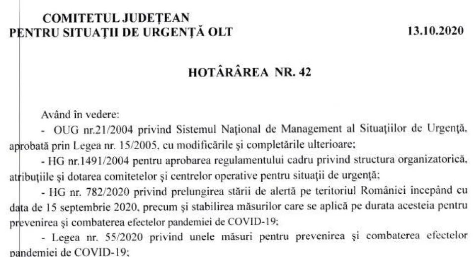 Foto Purtarea măştii de protecţie a devenit obligatorie la Caracal