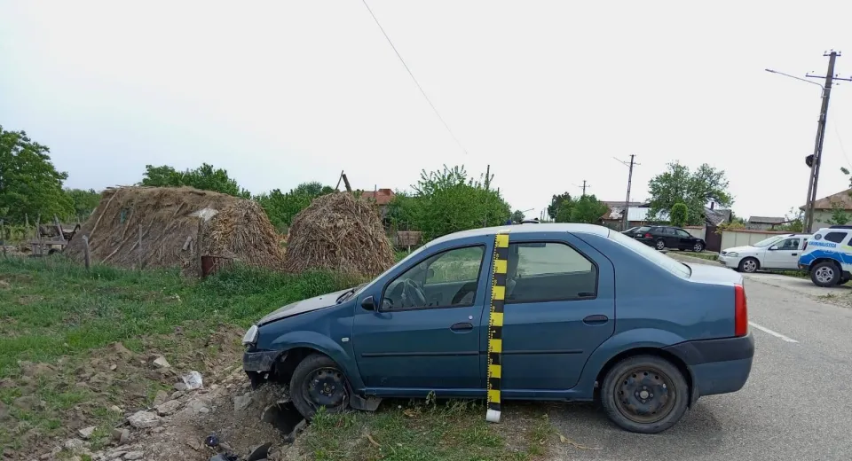 Foto VÂLCEA: Accident cu o victimă la Mădulari 
