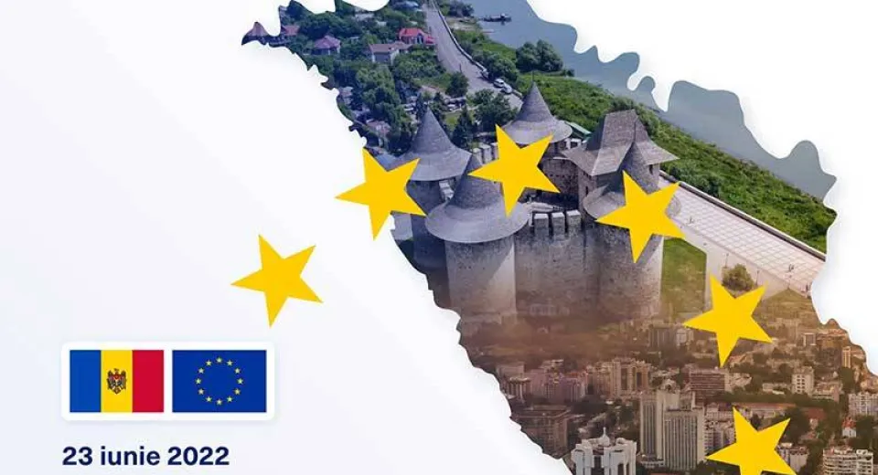 Foto Republica Moldova și Ucraina au primit statut de candidat la aderarea în UE