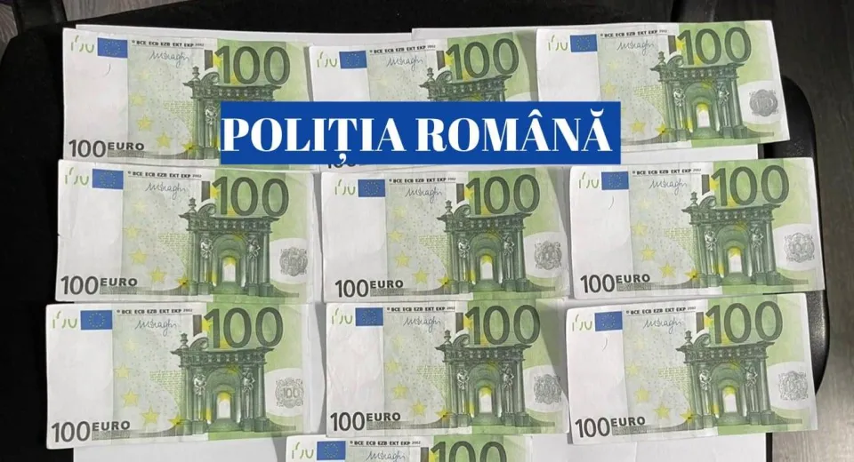 Foto Patru persoane din Olt, reținute pentru falsificarea și punerea în circulație a unor bancnote falsificate