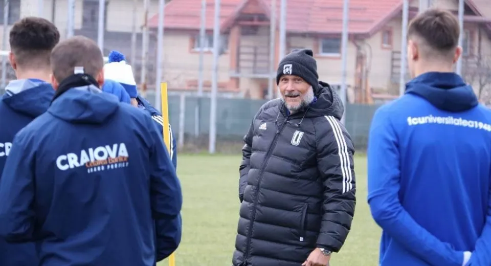 Foto EXCLUSIV. Matheus Mascarenhas a efectuat primul antrenament sub comanda lui Nicolo Napoli. Lotul prezent la reunire