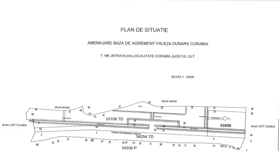 Foto Corabia: a fost aprobat Proiectul pentru amenajarea unei baze de agrement pe faleza Dunării