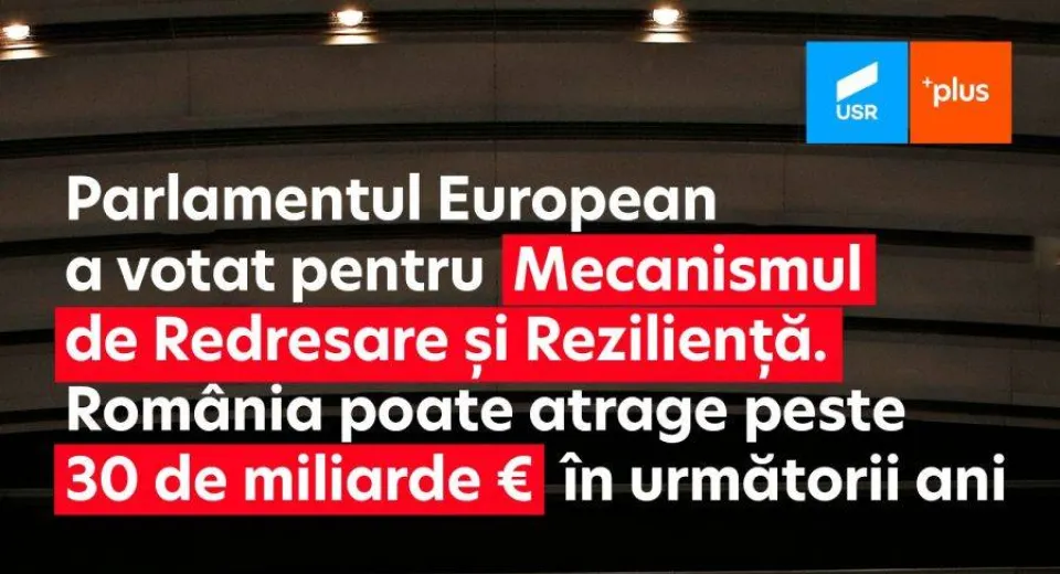 Foto Mecanismul de Redresare și Reziliență a fost adoptat azi!