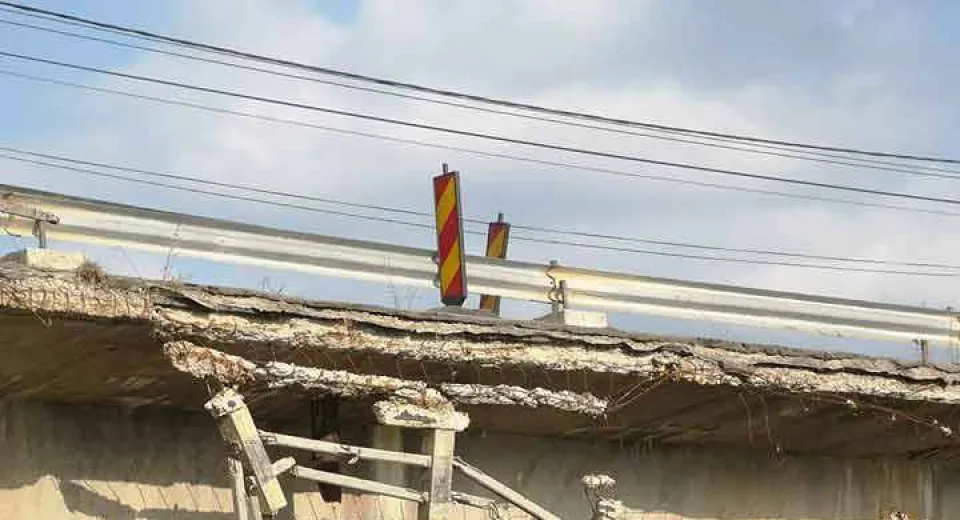 Foto Podurile și podețele de pe ruta Craiova-Bechet, în stare avansată de degradare