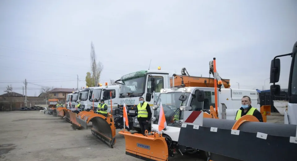 Foto Primăria municipiului Drobeta Turnu Severin, pregătită pentru iarnă
