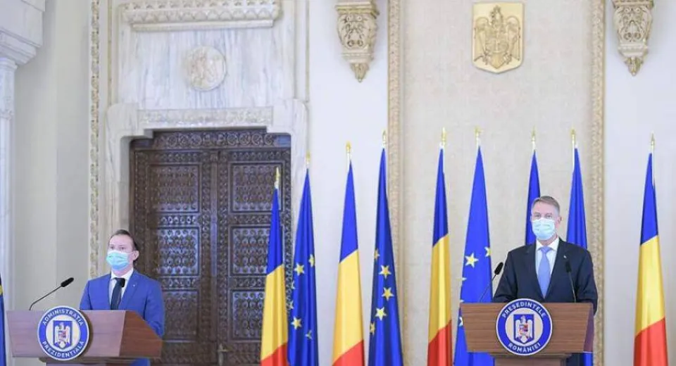 Foto Preşedintele Klaus Iohannis l-a desemnat pe Florin Cîţu candidat pentru funcţia de prim-ministru