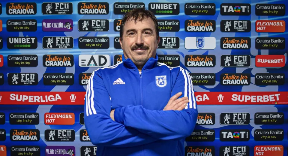 Foto FC Universitatea Craiova și-a adus antrenor cu portarii din Italia. Sabino Oliva a semnat cu Știința 