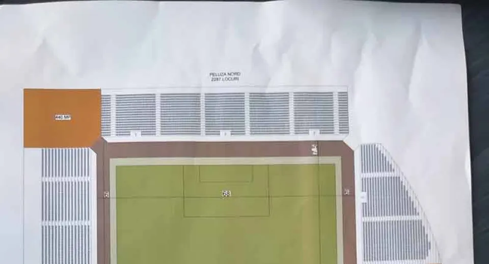 Foto Mititelu a prezentat planul noului stadion.  Câte locuri va avea arena din Balta Craioviţei!  