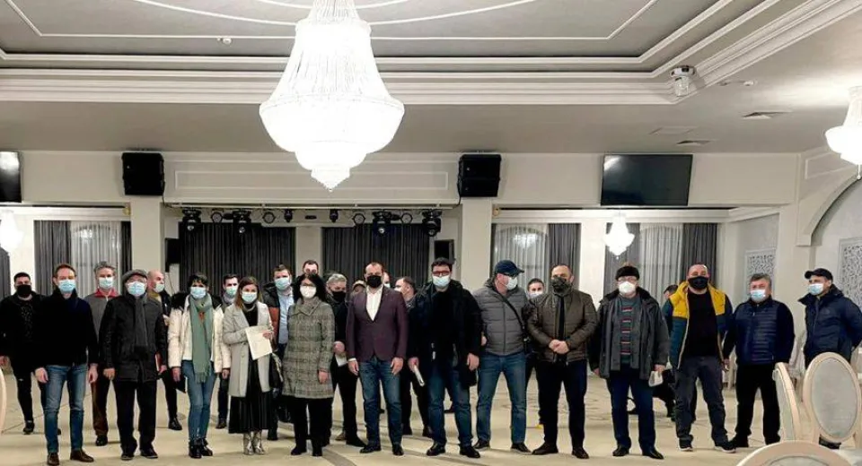 Foto Caracal: Întâlnire a primarului cu oamenii de afaceri din localitate