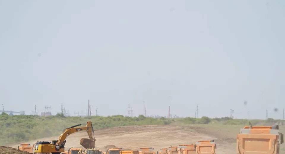 Foto CNAIR, despre mobilizarea pe Tronsonul 3 al Drumului Expres Craiova-Pitești 