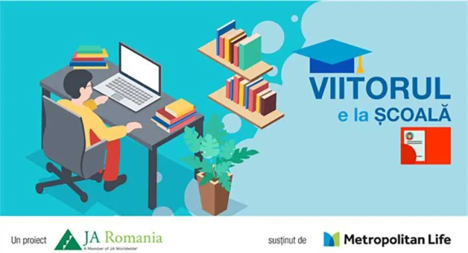 Foto VIITORUL E LA ȘCOALĂ – proiect pentru școli și elevi din medii dezavantajate, susținut de Metropolitan Life