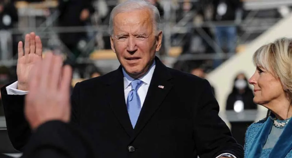 Foto Joseph Biden a fost învestit în funcţia de preşedinte al SUA