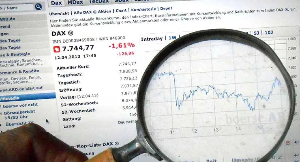 Foto Bursele urcă la niveluri record